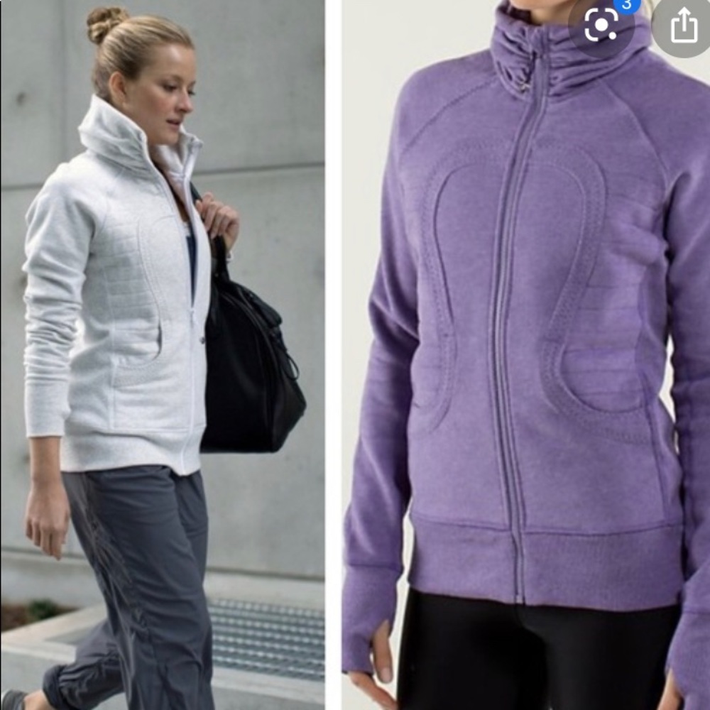 Navy Lululemon Calm and Cozy Jacket